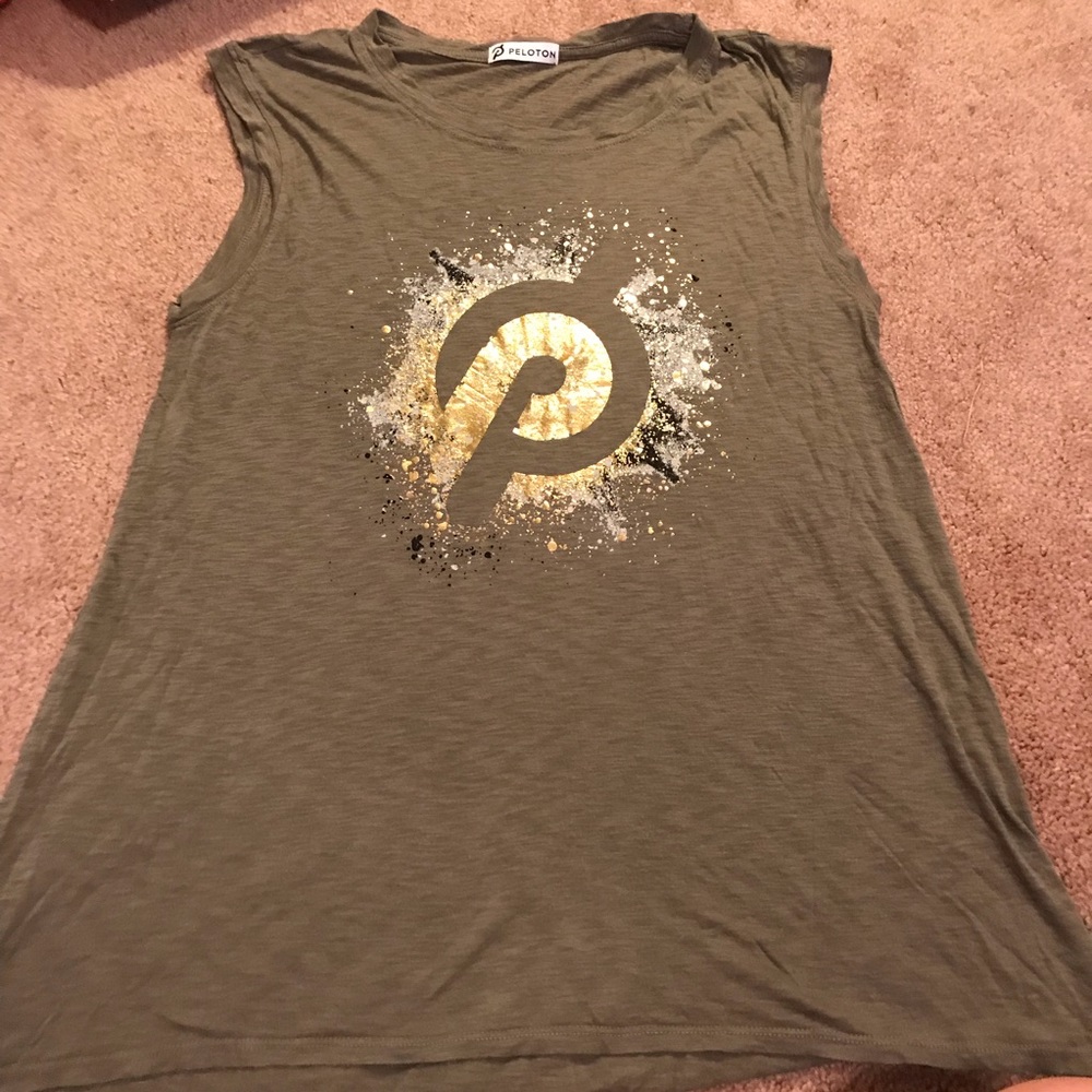 Peloton tank - olive green - medium